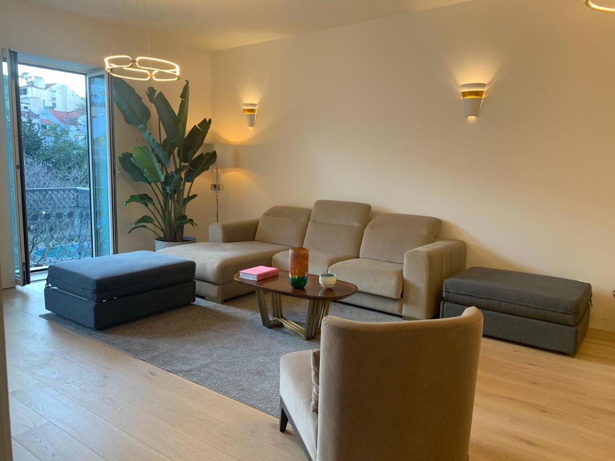 Apartament New!! Luxury Avenida Da Liberdade Flat- With Rooftop And Pool Lizbona Zewnętrze zdjęcie